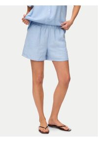 Vero Moda Szorty materiałowe Melaney 10325868 Niebieski Loose Fit. Kolor: niebieski. Materiał: syntetyk