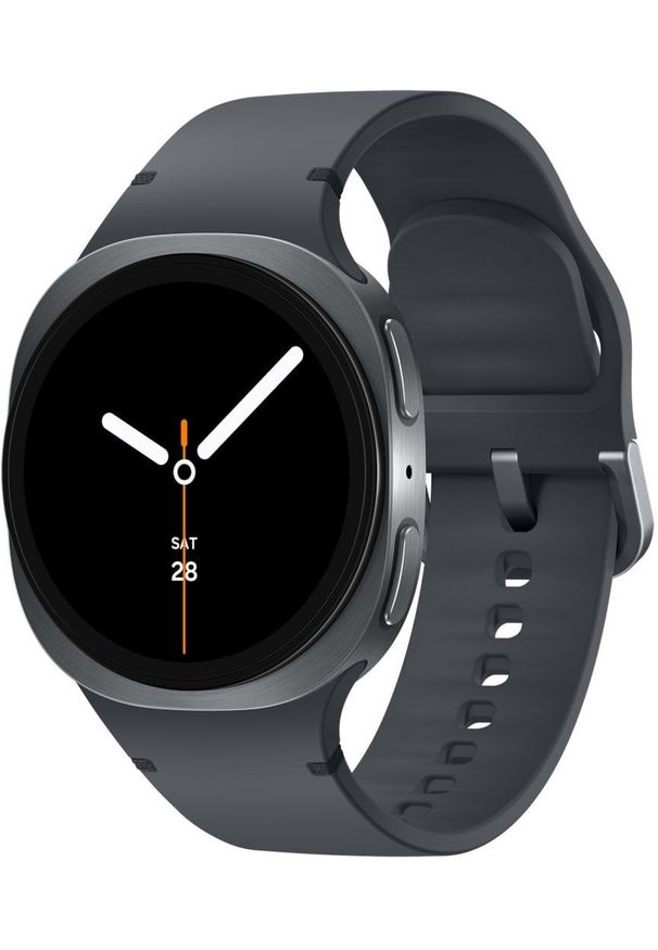 SAMSUNG - Samsung Galaxy Watch 8 3,3 cm (1.3") AMOLED 40 mm Cyfrowy 438 x 438 px Ekran dotykowy Grafitowy Wi-Fi GPS. Rodzaj zegarka: cyfrowe. Kolor: szary