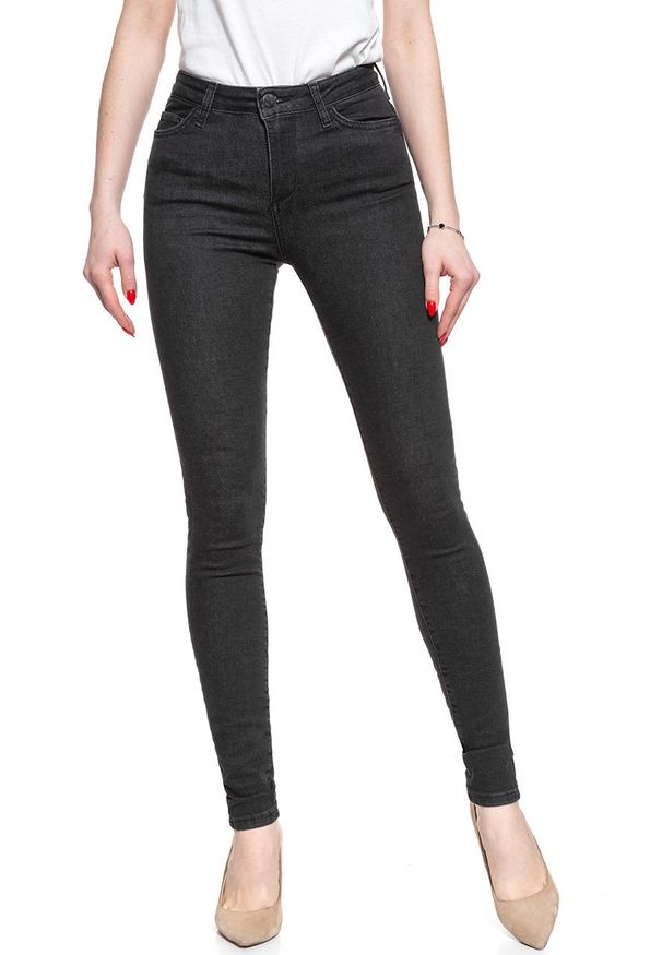 Mustang - MUSTANG Zoe Super Skinny DENIM BLACK 1008578 4000 880. Kolor: czarny