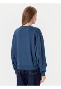 Guess Bluza W5YQ07 KB681 Granatowy Regular Fit. Kolor: niebieski. Materiał: bawełna