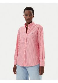 Tommy Jeans Koszula DW0DW20290 Różowy Regular Fit. Kolor: różowy. Materiał: bawełna #1