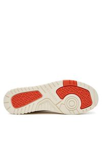 TOMMY HILFIGER - Tommy Hilfiger Sneakersy Th Basket Better Mix FM0FM05520 Écru. Materiał: skóra