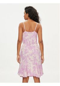 Pieces Sukienka letnia Nya 17111424 Fioletowy Regular Fit. Kolor: fioletowy. Materiał: wiskoza. Sezon: lato #2