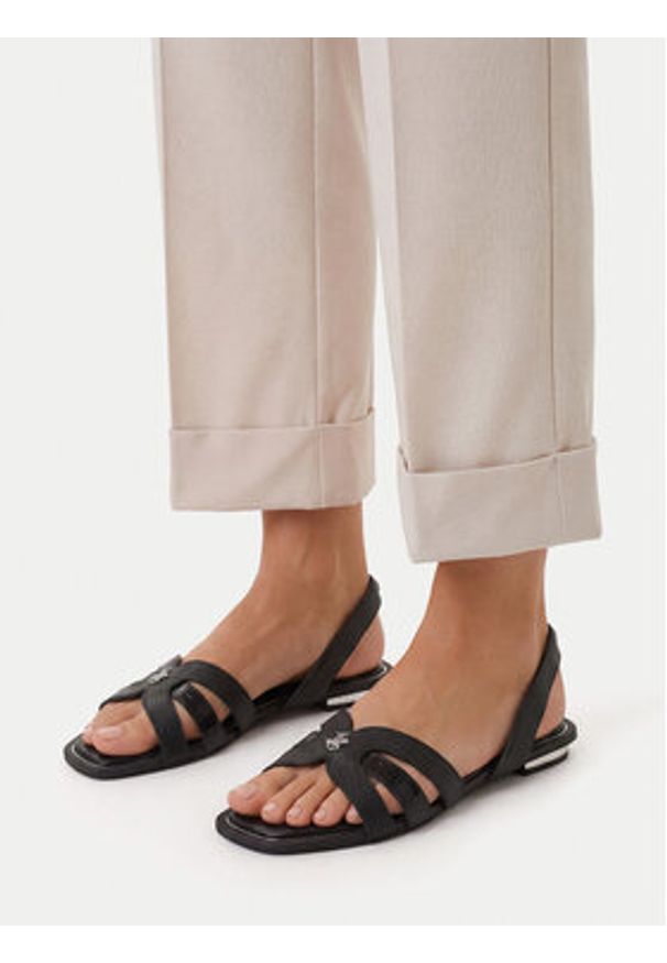 Beverly Hills Polo Club Sandały EO-R26SS09145-01 Czarny. Kolor: czarny. Materiał: skóra