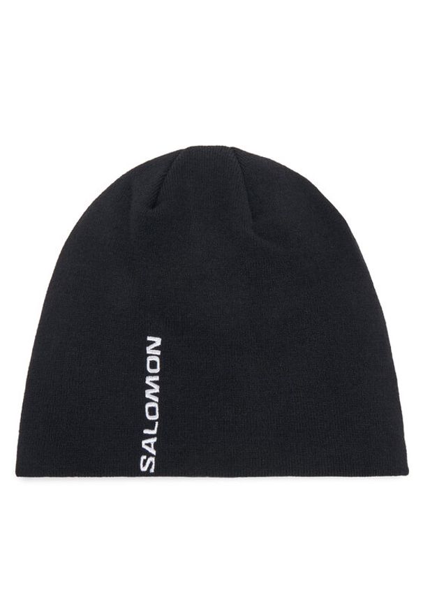 salomon - Salomon Czapka Graphic LC2708700 Czarny. Kolor: czarny. Materiał: wełna, materiał