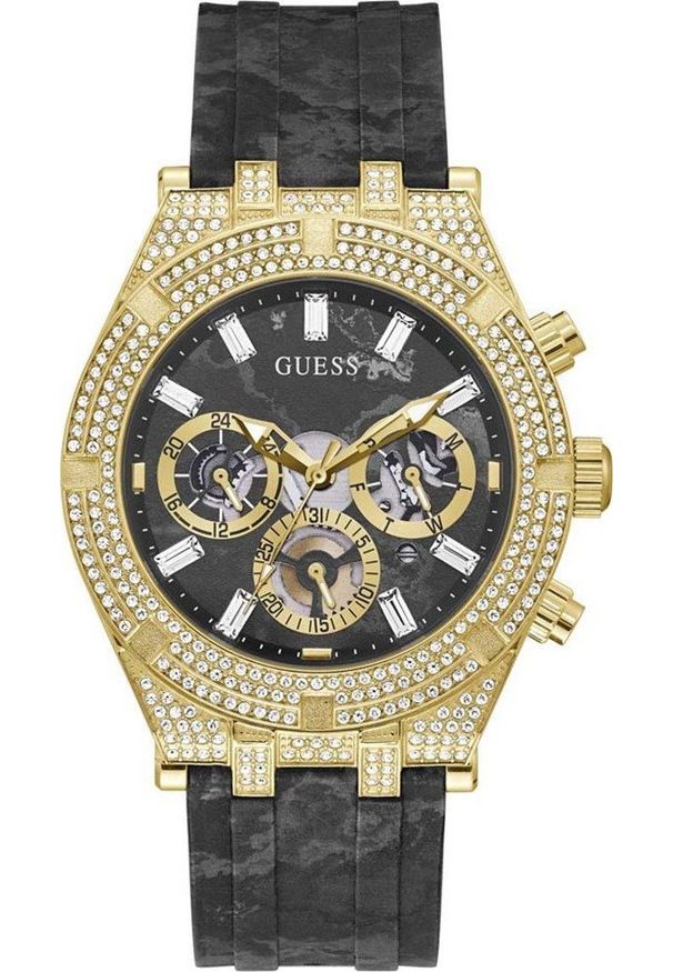 Zegarek Guess Zegarek męski Guess GW0418G2 CYRKONIE szary. Kolor: szary