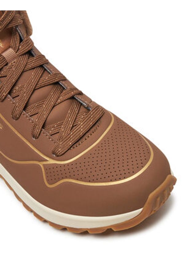 skechers - Skechers Trzewiki 167993/TPGD Brązowy. Kolor: brązowy. Materiał: skóra