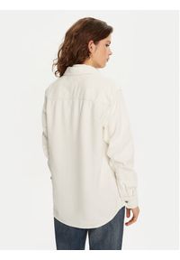 Tommy Jeans Koszula DW0DW18871 Écru Relaxed Fit. Materiał: sztruks, bawełna #3