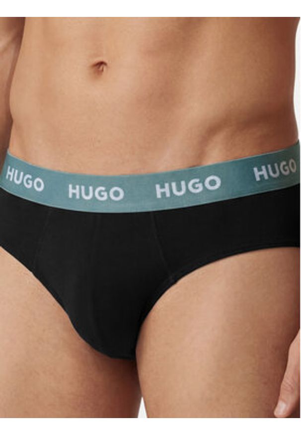 Hugo - HUGO Komplet slipów 50532570 Kolorowy. Materiał: bawełna. Wzór: kolorowy