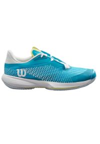 Buty tenisowe damskie Wilson Kaos Swift 1,5 clay. Kolor: żółty, biały, wielokolorowy, niebieski. Sport: tenis