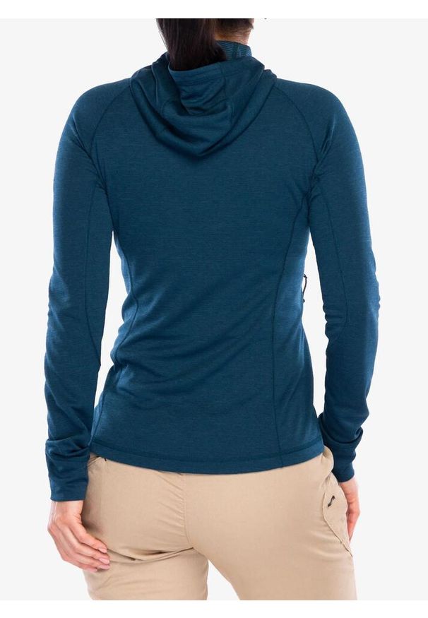 Bluza z kapturem damska Rab Planar Hoody. Typ kołnierza: kaptur. Kolor: zielony