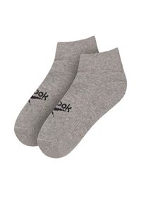 Skarpety krótkie Reebok. Kolor: szary #1