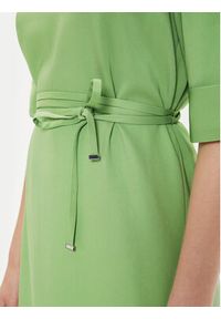 BOSS - Boss Sukienka codzienna Drimie1 50519434 Zielony Regular Fit. Okazja: na co dzień. Kolor: zielony. Materiał: wiskoza. Typ sukienki: proste. Styl: casual #4