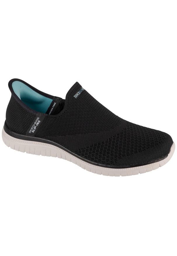 skechers - Buty Kobieta Skechers Slipins Virtue Sleek czarny. Kolor: czarny. Sport: turystyka piesza