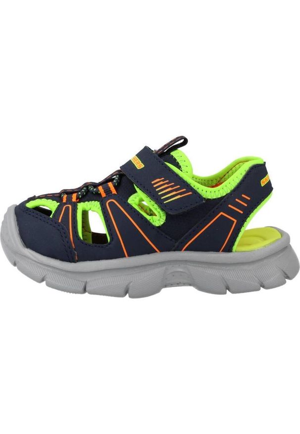 skechers - Sandały Skechers Model Relix Kolor Niebieski. Kolor: niebieski. Materiał: syntetyk, tkanina. Sezon: lato