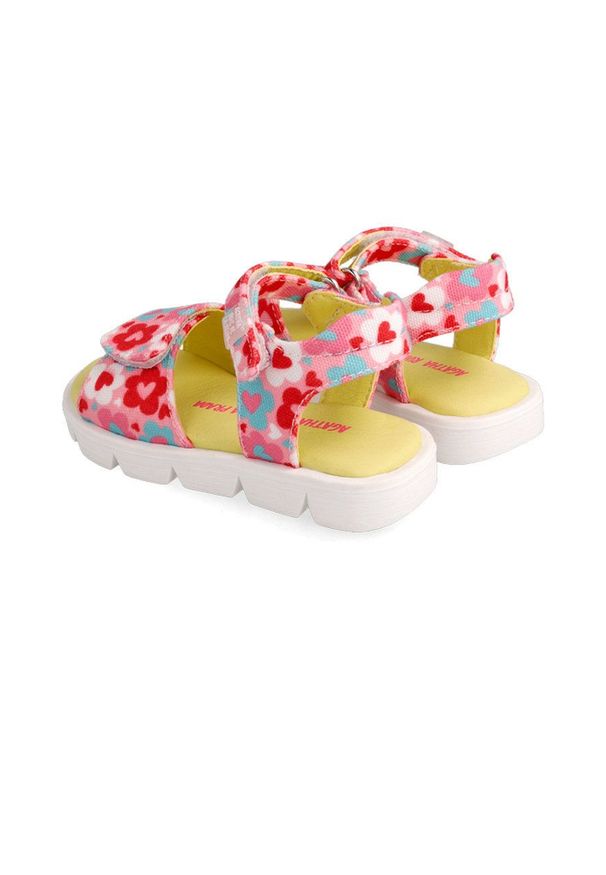 Agatha Ruiz de la Prada sandały dziecięce. Zapięcie: rzepy. Materiał: materiał, guma