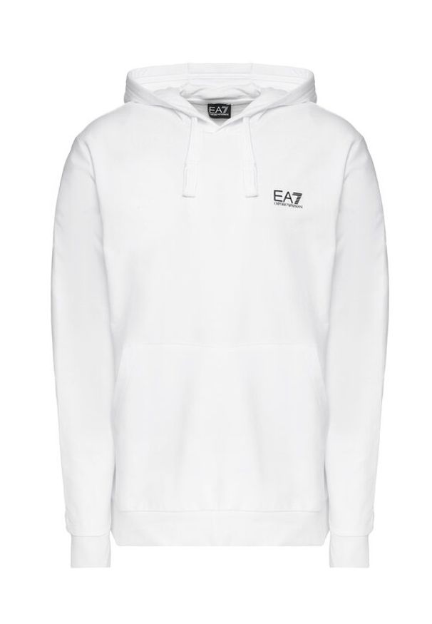 EA7 Emporio Armani Bluza 8NPM04 PJ05Z 1100 Biały Regular Fit. Kolor: biały. Materiał: bawełna