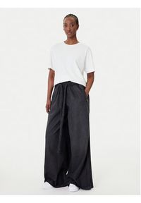 Adidas - adidas Jeansy KD3919 Czarny Wide Leg. Kolor: czarny #4