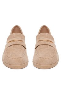 DeeZee Mokasyny 13-1120-2 Beżowy. Kolor: beżowy. Materiał: materiał #6