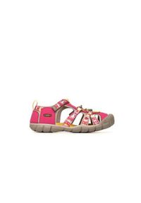 keen - Buty do chodzenia damskie Keen Seacamp Ii Cnx. Zapięcie: rzepy. Kolor: różowy. Materiał: materiał, syntetyk. Sport: turystyka piesza