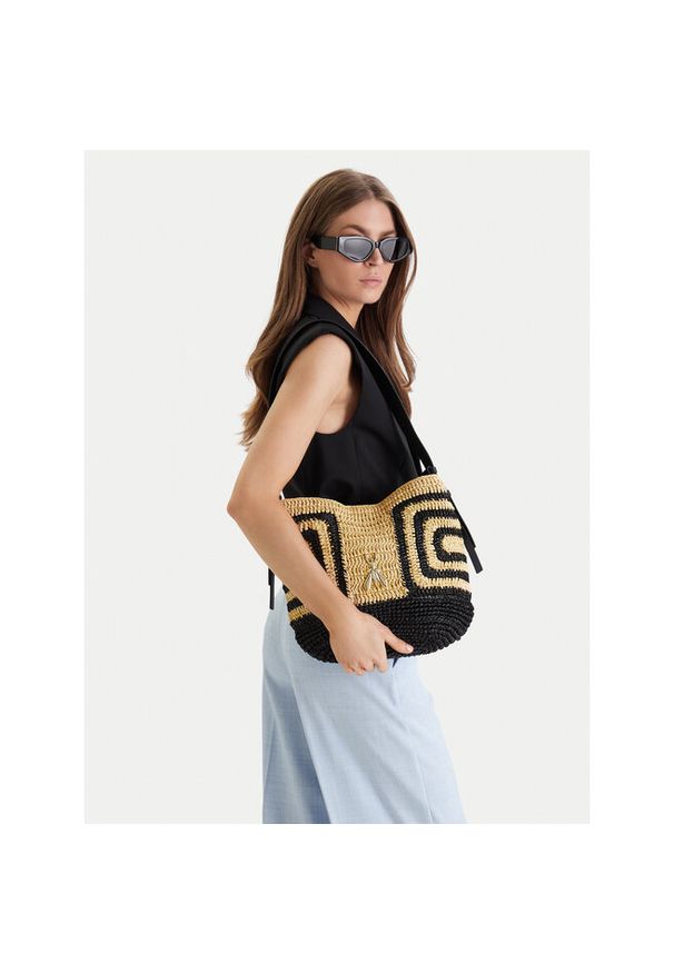 Torebka Patrizia Pepe. Kolor: beżowy