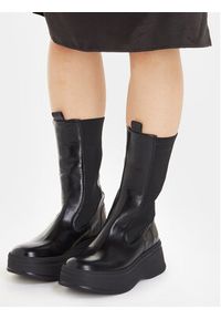 Calvin Klein Sztyblety Pitched Chelsea Boot HW0HW01686 Czarny. Kolor: czarny. Materiał: skóra #4