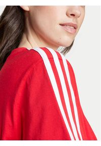Adidas - adidas Sukienka codzienna Essentials 3-Stripes IY4241 Czerwony Loose Fit. Okazja: na co dzień. Kolor: czerwony. Materiał: bawełna. Typ sukienki: proste. Styl: casual #3