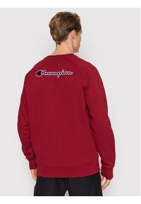 Champion Bluza Blend Script Logo Back 216484 Bordowy Regular Fit. Kolor: czerwony. Materiał: bawełna #4