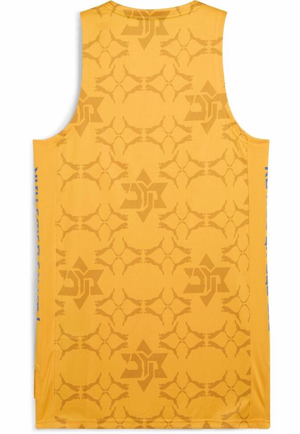 Puma - Męska koszykarska koszulka meczowa Maccabi PUMA Gold Fusion Yellow. Kolor: żółty