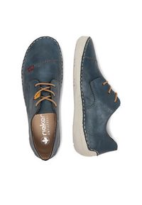Rieker Półbuty 52528-14 Niebieski. Kolor: niebieski. Materiał: materiał #3