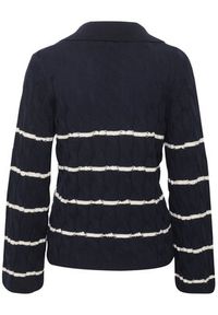 Cream Sweter Crpano Knit 10611644 Granatowy Regular Fit. Kolor: niebieski. Materiał: bawełna #2