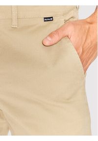 Hurley Spodnie materiałowe Worker Icon MPT0000990 Beżowy Slim Fit. Kolor: beżowy. Materiał: materiał, bawełna #5
