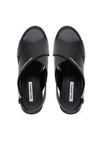 Karl Lagerfeld - KARL LAGERFELD Sandały KL33325 Czarny. Kolor: czarny. Materiał: skóra
