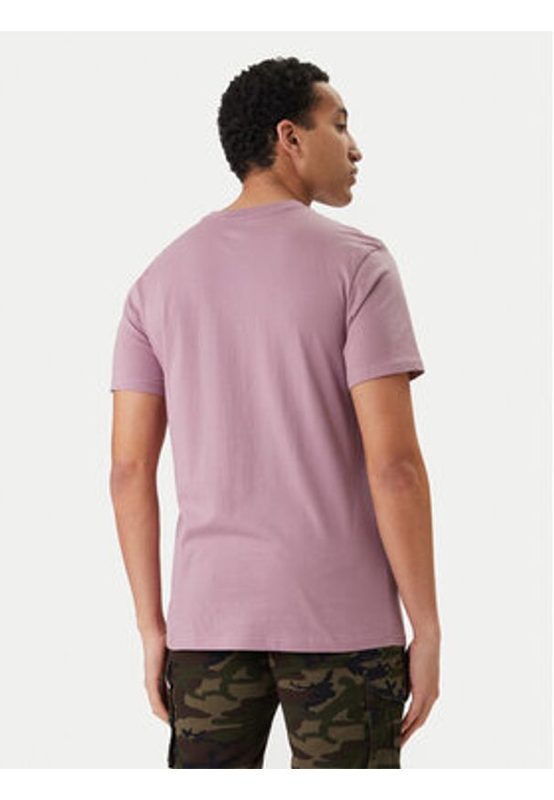 Quiksilver T-Shirt EQYZT08174 Fioletowy Regular Fit. Kolor: fioletowy. Materiał: bawełna