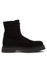 Tommy Jeans Trapery Tjm Casual Boot Suede EM0EM01336 Czarny. Okazja: na co dzień. Kolor: czarny. Materiał: skóra, zamsz. Styl: casual