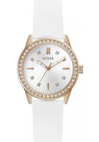 Zegarek Guess Zegarek damski Guess GW1030L4 CYRKONIE biały. Kolor: biały #1