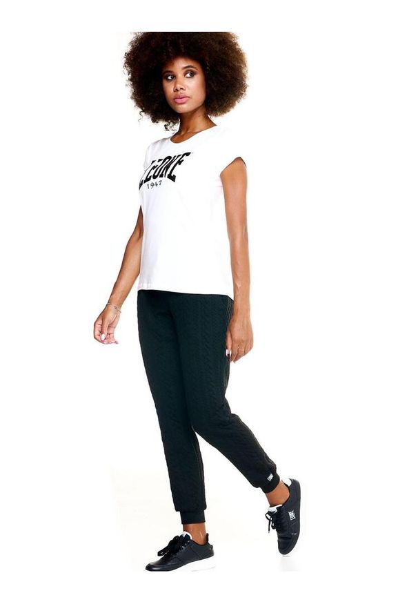 LEONE 1947 APPAREL - Szare, plecione spodnie damskie Leone. Kolor: czarny. Materiał: tkanina. Sport: fitness