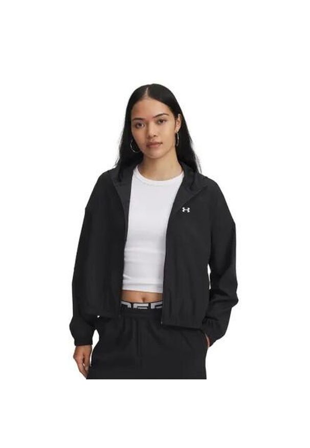 Kurtka Under Armour Rival Woven Hoody. Kolor: czarny