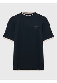 Night Addict T-Shirt MTS-NA149LAYER Czarny Relaxed Fit. Kolor: czarny. Materiał: bawełna #1