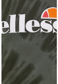 Ellesse - Bluza bawełniana. Kolor: zielony. Materiał: bawełna. Wzór: nadruk #5