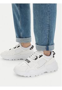 Versace Jeans Couture Sneakersy 80YA3SC4 ZSE20 Biały. Kolor: biały. Materiał: skóra #4