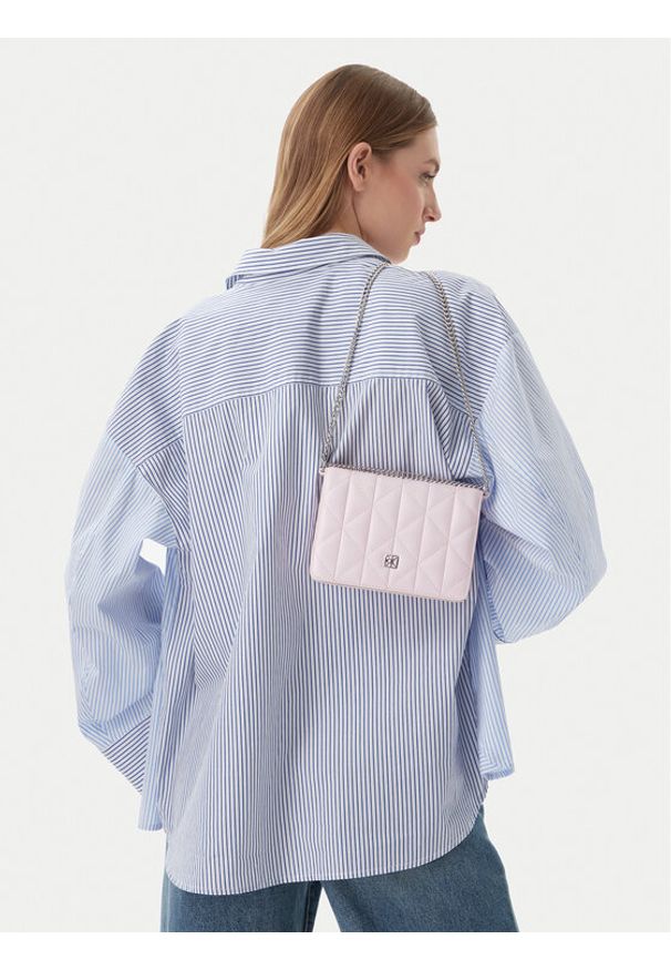 Calvin Klein Torebka Quilted Mini Chain Bag LV04F3321G Różowy. Kolor: różowy. Materiał: skórzane