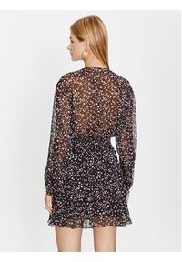 Liu Jo Sukienka codzienna MF3345 T3607 Czarny Regular Fit. Okazja: na co dzień. Kolor: czarny. Materiał: syntetyk. Typ sukienki: proste. Styl: casual #4
