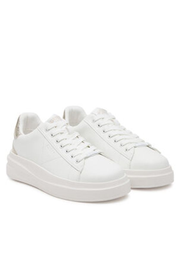Guess Sneakersy FLJBINLEM12 Biały. Kolor: biały. Materiał: skóra