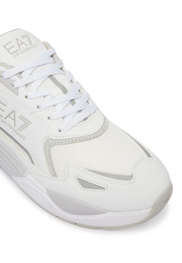 EA7 Emporio Armani Sneakersy 7X000308 AF18447 MZ533 Biały. Kolor: biały. Materiał: skóra