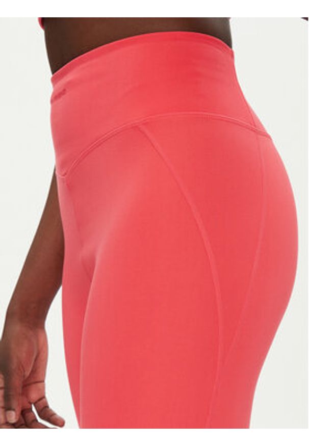 GIRLFRIEND COLLECTIVE - Girlfriend Collective Kolarki Compressive High-Rise 4011 Różowy Slim Fit. Kolor: różowy. Materiał: syntetyk