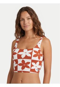 Roxy Góra od bikini Hazy Days ERJX305624 Pomarańczowy. Kolor: pomarańczowy. Materiał: syntetyk #1