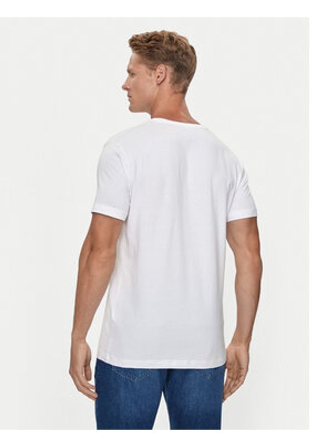 Pierre Cardin Komplet 2 t-shirtów 29990.000.9000 Biały Modern Fit. Kolor: biały. Materiał: bawełna