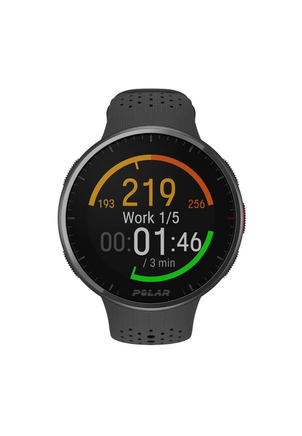 POLAR - Zegarek z GPS Polar Pacer Pro Black. Materiał: polar