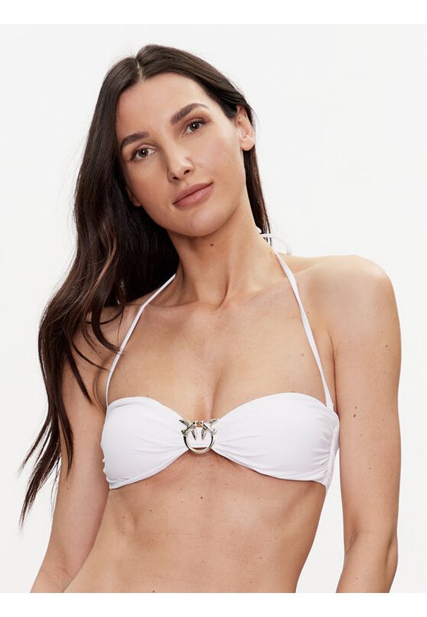 Pinko Góra od bikini 101048 A0S7 Biały. Kolor: biały. Materiał: syntetyk